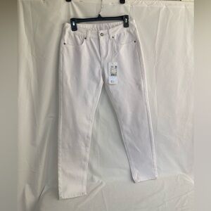 $375 Escada Sport Women's White Stretch Pull-On Cotton Jeggings Pants Size 38